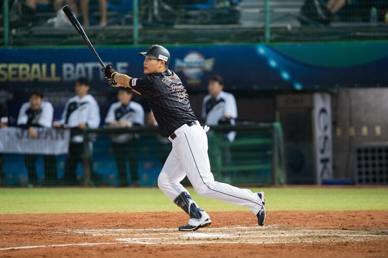 2015年、プレミア12での筒香　©Nanae Suzuki