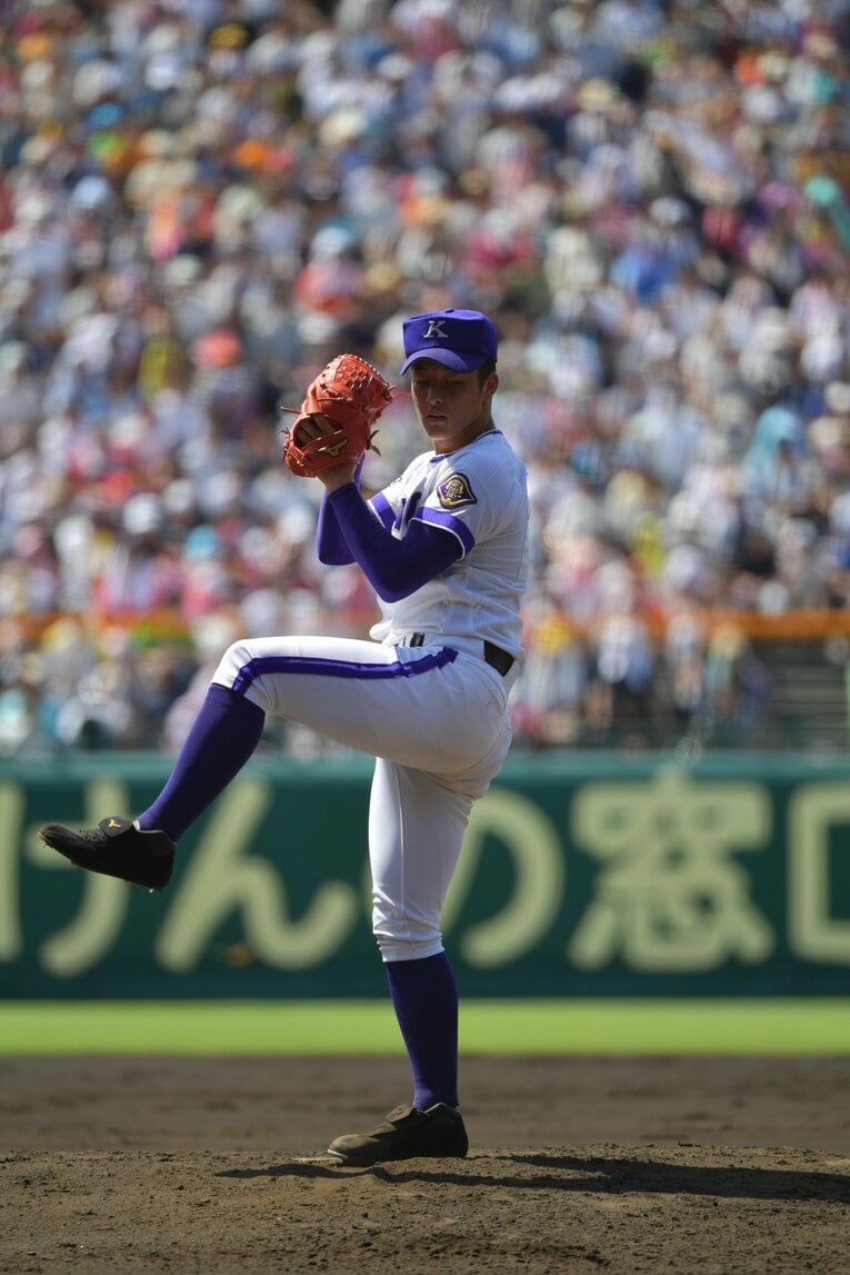 2018年夏の甲子園の吉田輝星　©Hideki Sugiyama