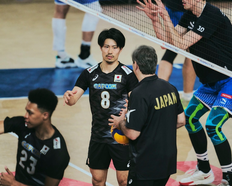 関田誠大（VNLスロベニア戦）©︎Yuki Suenaga