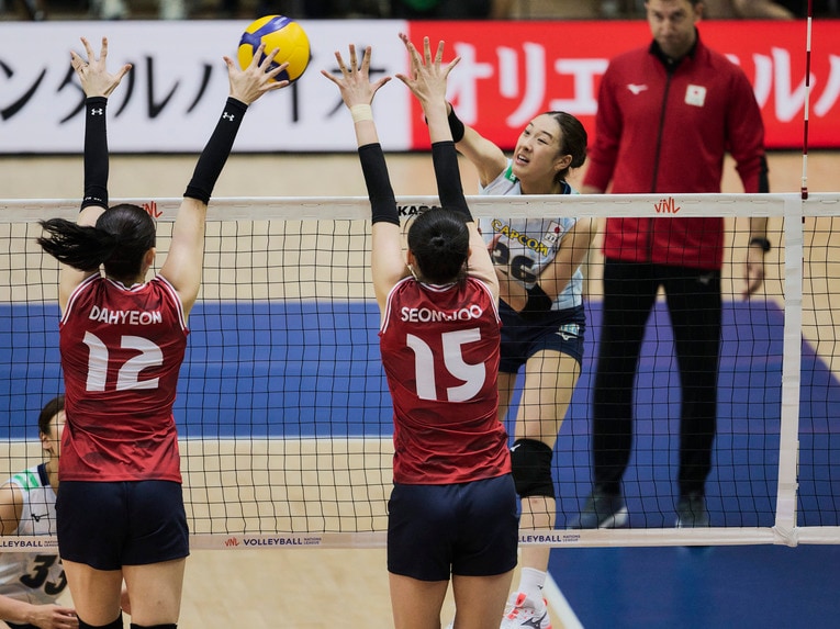 バレーボールネーションズリーグ 韓国戦　©︎Yuki Suenaga