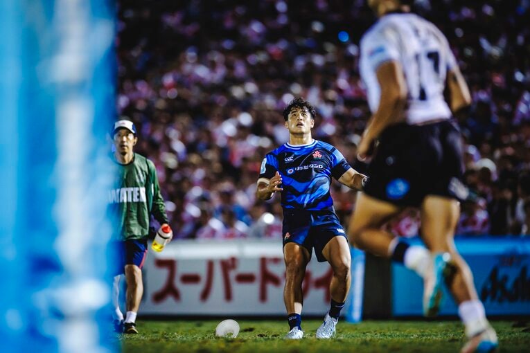 難敵フィジーを相手に劇的な逆転勝利を収めたフィジー戦　©Kiichi Matsumoto