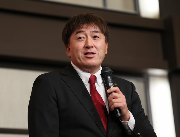 楽天のGMに復帰した石井一久氏（51歳）。2023年に監督を退任してからはSDを務めていた　©JIJI PRESS