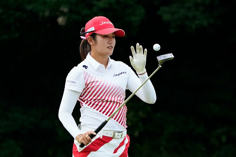 国内ツアーを挟んで、再び霞ヶ関に戻ってきた稲見萌寧　©︎Shizuka Minami