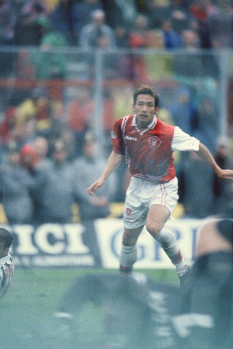 セリエAデビュー戦ゴールの瞬間　©︎AFLO