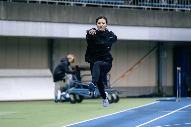 練習メニューはコンディションによってフレキシブルに変更するという　©Takuya Sugiyama