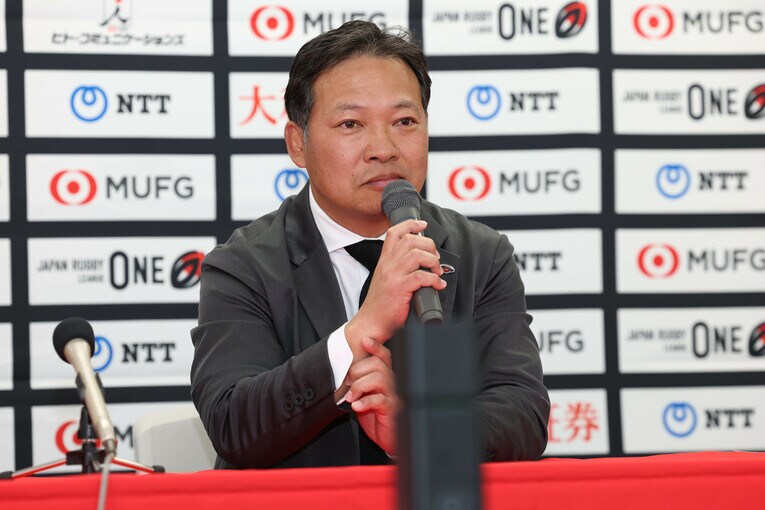 サンゴリアス田中澄憲　©︎JRLO