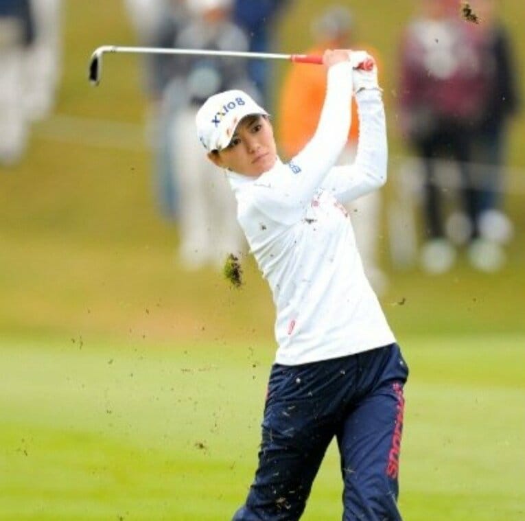 2013年の横峯さくら　©BUNGEISHUNJU