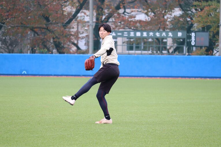 今年の楽天ドラ1・荘司康誠　©Genki Taguchi