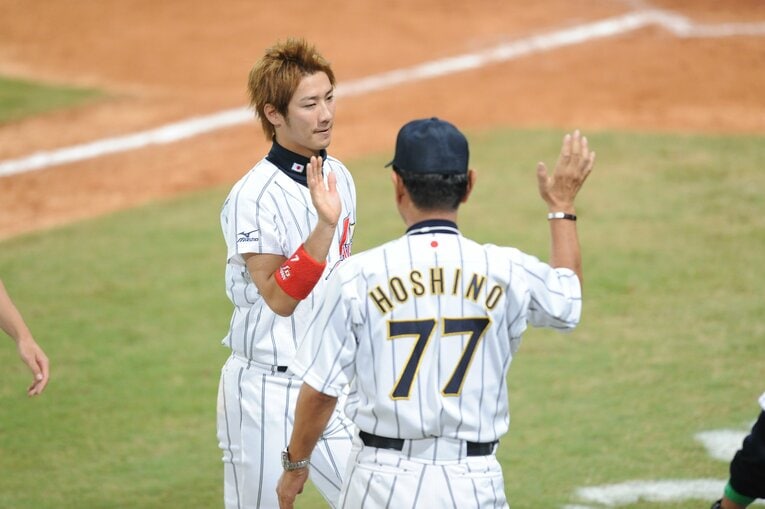 西岡剛、星野仙一（北京五輪）©︎JMPA