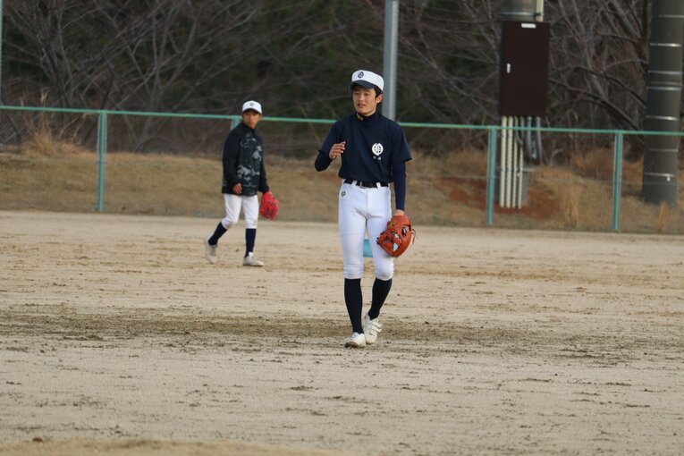 「能力高い子が多い」隠岐ジュニアベースボールクラブの練習風景　©Yuki Kashimoto