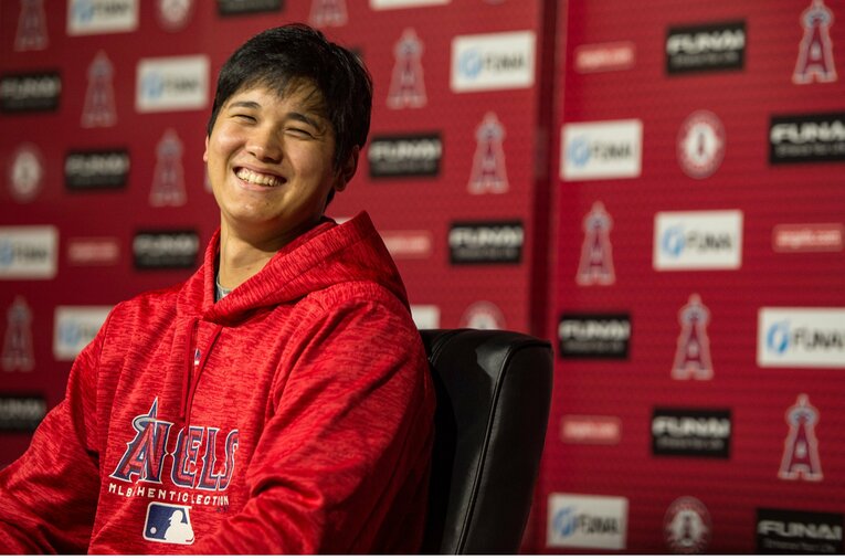 2018年の大谷　©Nanae Suzuki