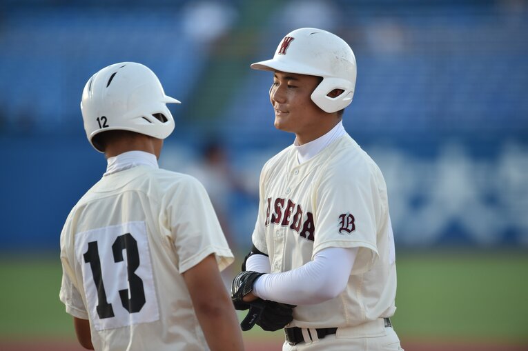 早実高１年生の清宮　©︎Hideki Sugiyama　