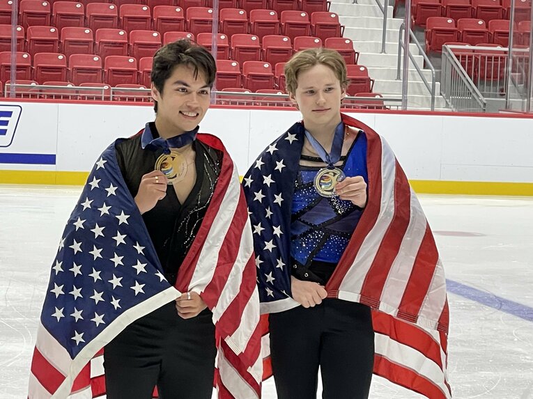 4アクセル世界初成功となったイリア・マリニン　©Akiko Tamura