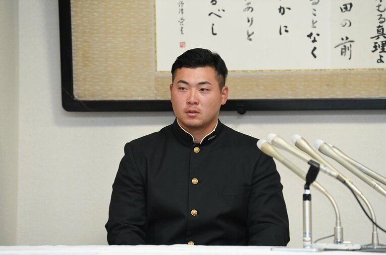 島根の公立校・三刀屋（みとや）から初のプロ野球選手となった髙野颯太 ／ photograph by Kota Inoue