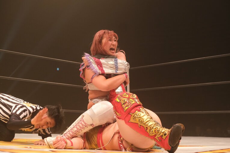 マリーゴールドの人気女子レスラー・後藤智香　©Norihiro Hashimoto