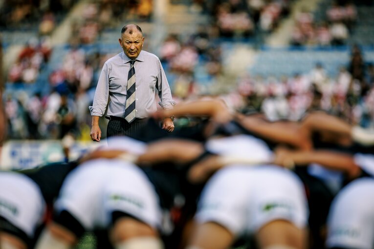 エディー・ジョーンズHC　©︎Kiichi Matsumoto