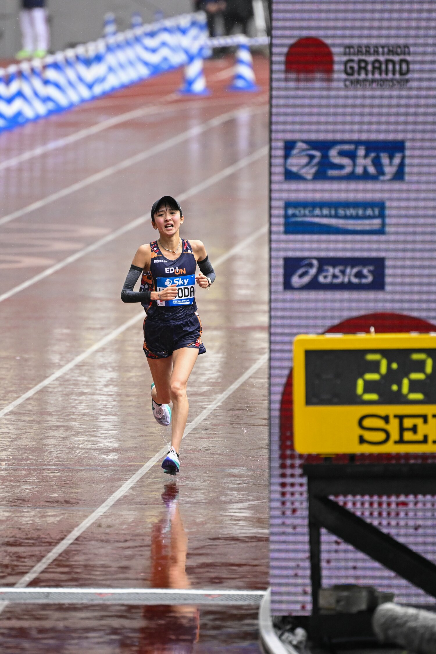 2023年のMGCでは飛び出した一山麻緒（資生堂）を追いかけ見せ場を作った　©Asami Enomoto