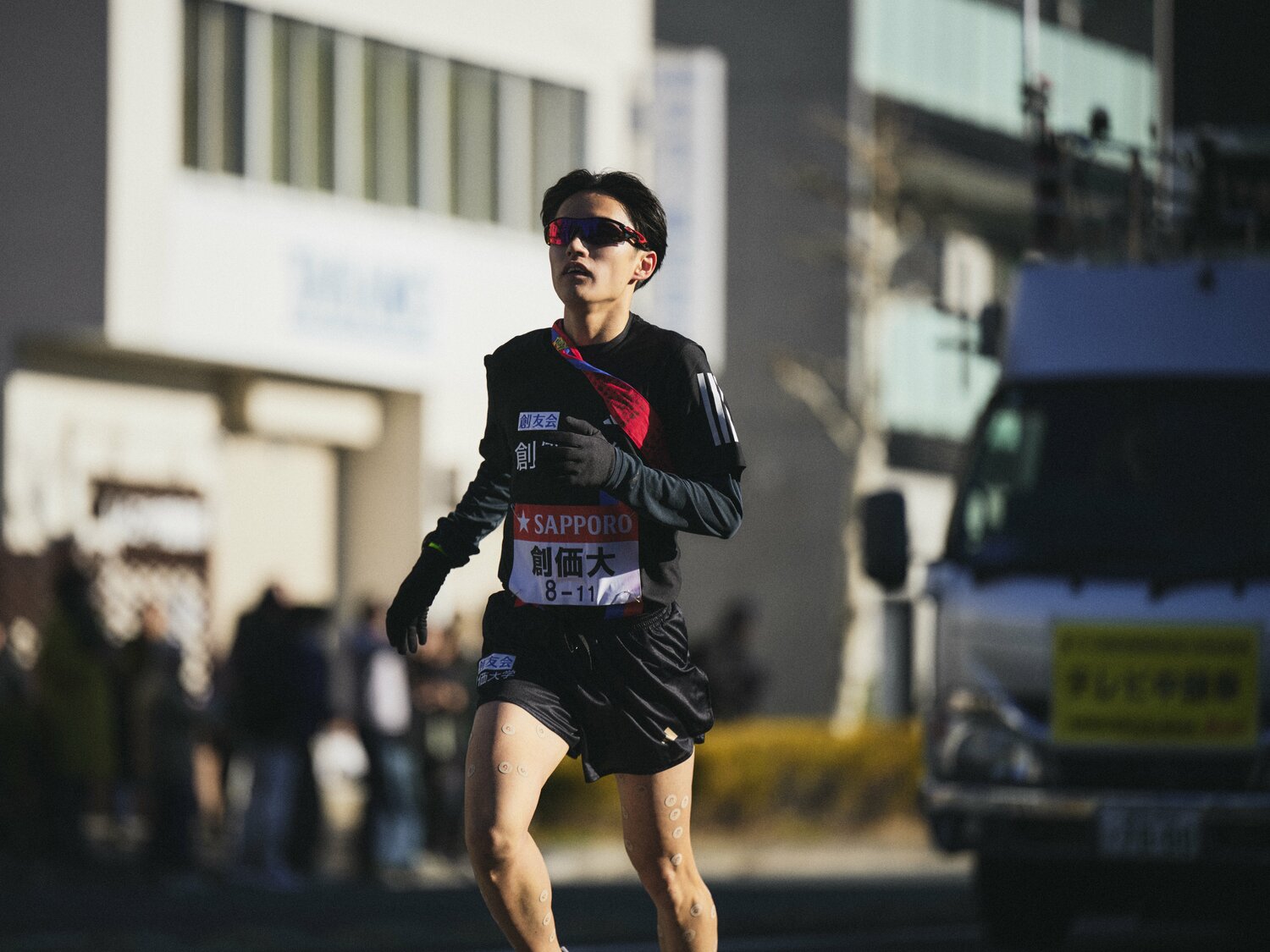 東海大から創価大に転入して「山の神」を目指した吉田響。今回は直前まで予備登録で、2区か5区かと期待が高まったが、超激戦の2区で素晴らしい走りを見せた　©Yuki Suenaga