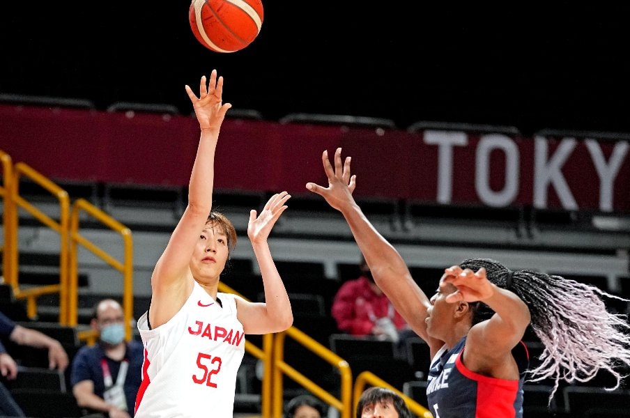 「なぜ女子バスケ日本代表の3Pシュートは“世界一”決まるのか？」193cmエース不在でも“初メダル”まで一気に躍進できた理由＜Number Web＞ photograph by AFLO