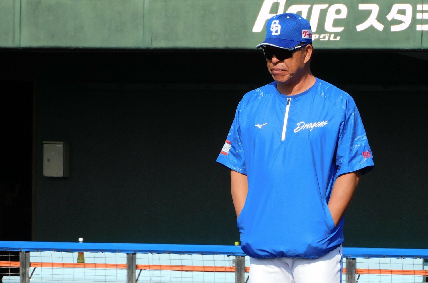 中日・井上監督　©︎Haruka Sato
