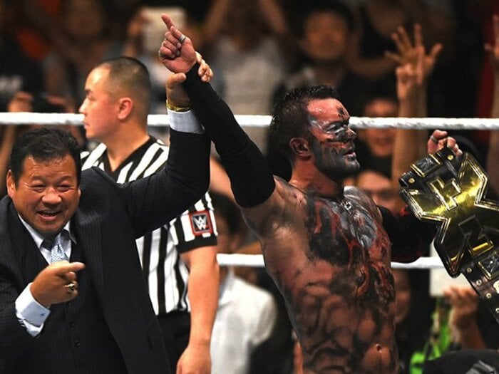 里帰りしたWWEのスーパースター!元新日のベイラーが日本公演で戴冠。<Number Web> photograph by Essei Hara
