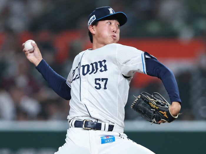 体重10kg増も「科学的トレーニングはしなかった」…好調・西武で覚醒の22歳右腕を生んだ高校時代の“海岸での岩登り”「ウエイトもほとんど…」＜Number Web＞ photograph by JIJI PRESS