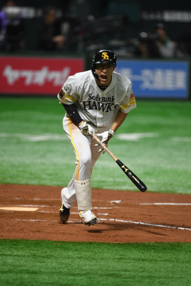 主砲・柳田も離脱中だ ©Naoya Sanuki