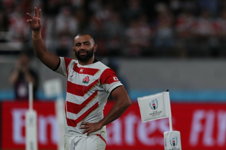 2019年ラグビーW杯でのリーチマイケル　©Naoya Sanuki／BUNGEISHUNJU