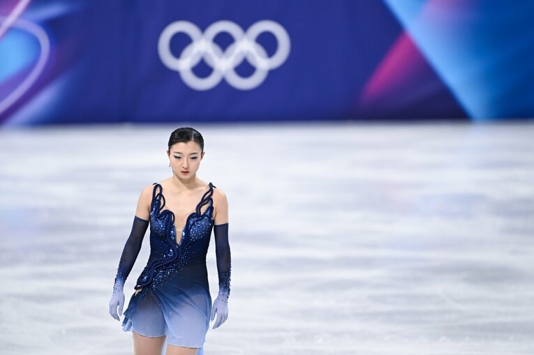 坂本花織の美しい演技…フィギュア団体で銀メダルを獲得した日本チーム　©Asami Enomoto／JMPA