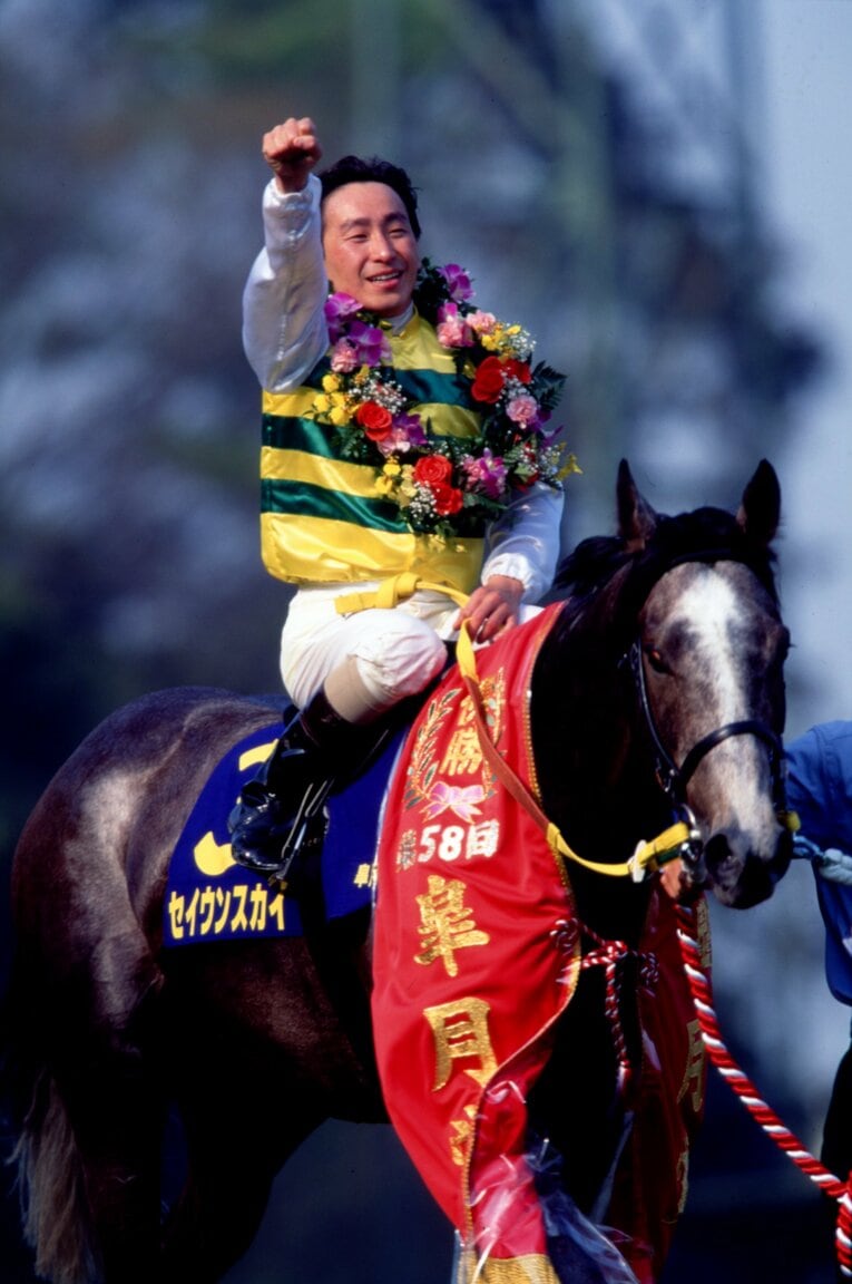 1998年皐月賞を制したセイウンスカイ　©Tomohiko Hayashi
