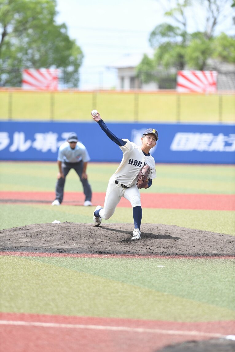 宇部商「サヨナラボークの悲劇」藤田修平の息子も宇部商エースに。今年3年、最後の夏だった　©Kota Inoue