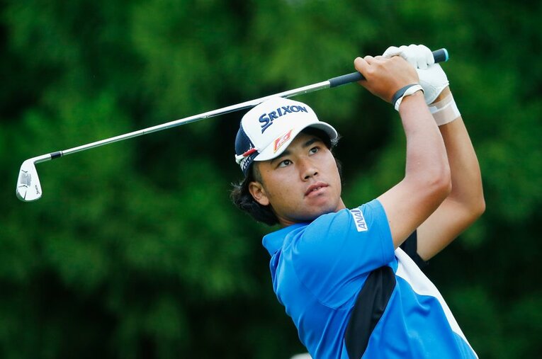 米参戦1年目の2014年、上位30名のみが出場できるシーズン最終戦「ツアー選手権」に出場した松山英樹（当時22歳）。そこから9年、その資格をずっと守り続けてきたが、今季ついにその連続出場記録が途絶えた ／ photograph by Getty Images