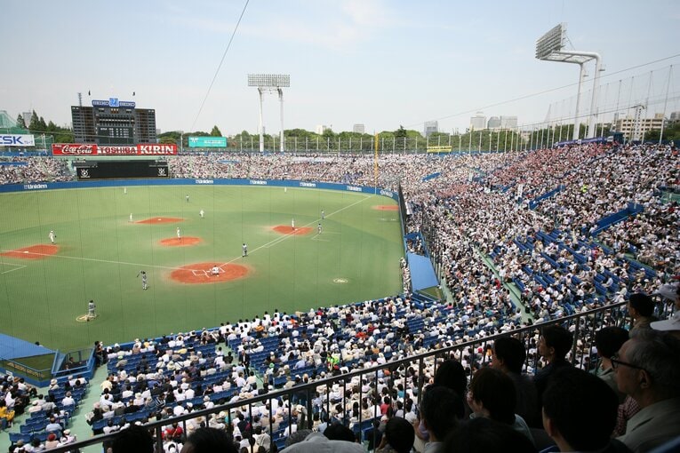東京六大学野球の聖地、神宮球場　©Sports Graphic Number
