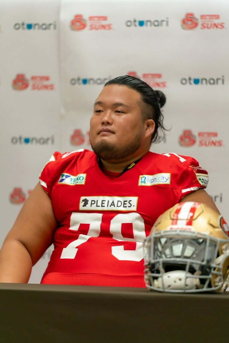 福岡県を本拠地にしたotonari福岡SUNSに所属／本人提供