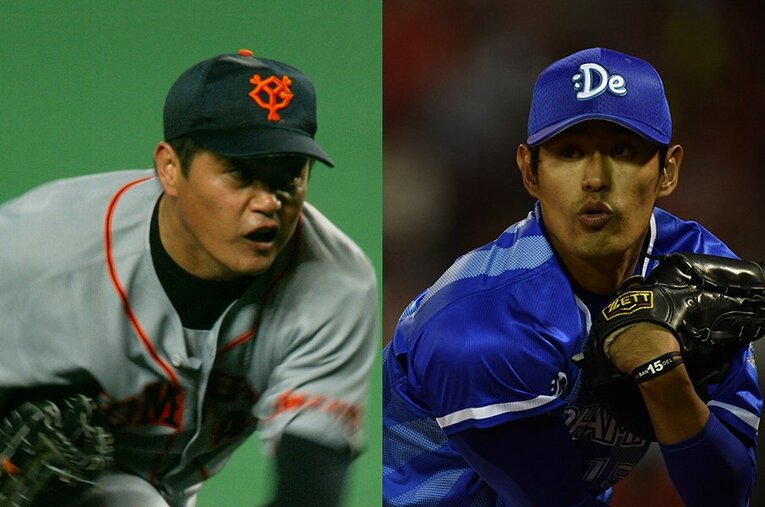 巨人へのFA移籍選手で最も勝利を挙げているのは工藤公康（左）だ。果たして井納翔一はどうなる？ ／ photograph by Koji Asakura/Hideki Sugiyama