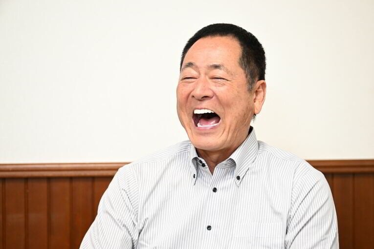 今日も絶好調に破顔一笑するキヨシ　©Keiji Ishikawa