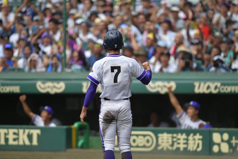 佐々木大夢の甲子園カット　©Kei Nakamura