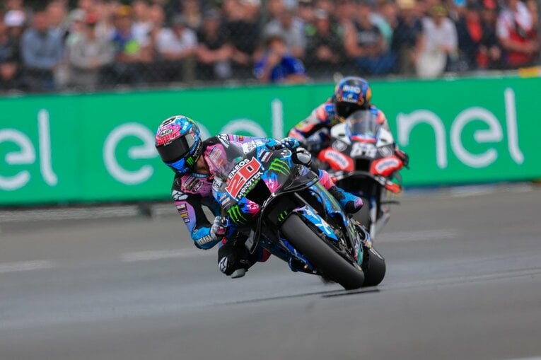 チャンピオンらしい走りを取り戻しつつあるクアルタラロのフランスGP　©Satoshi Endo