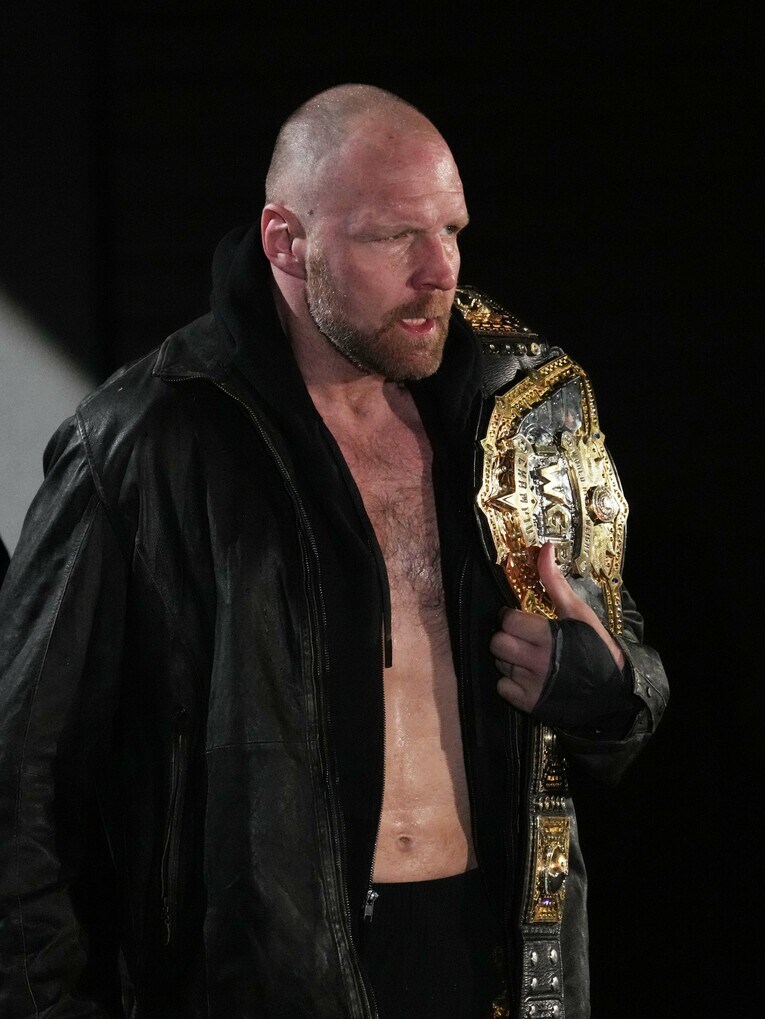 IWGP世界ヘビー級王者ジョン・モクスリー　©Essei Hara