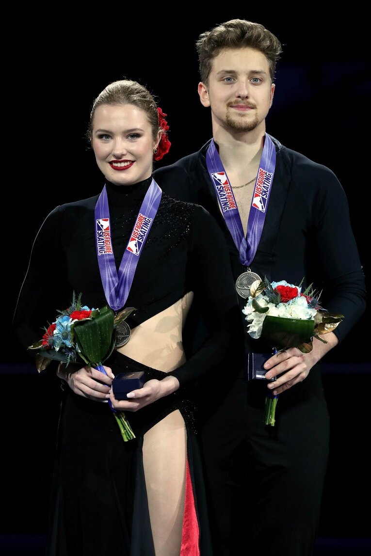 クリスティナ・カレイラ（右）＆アンソニー・ポノマレンコ　(C)Getty Images