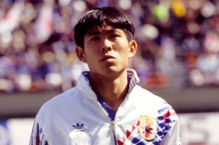 1993年3月の日本代表で。森保一は当時24歳。無名選手だった森保が日本代表になるまでにはドラマがあった ／ photograph by AFLO