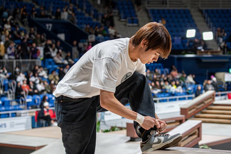 昨年12月の有明世界選手権では3位と復調したように見えたが…… ©︎Yoshio Yoshida／World Skate
