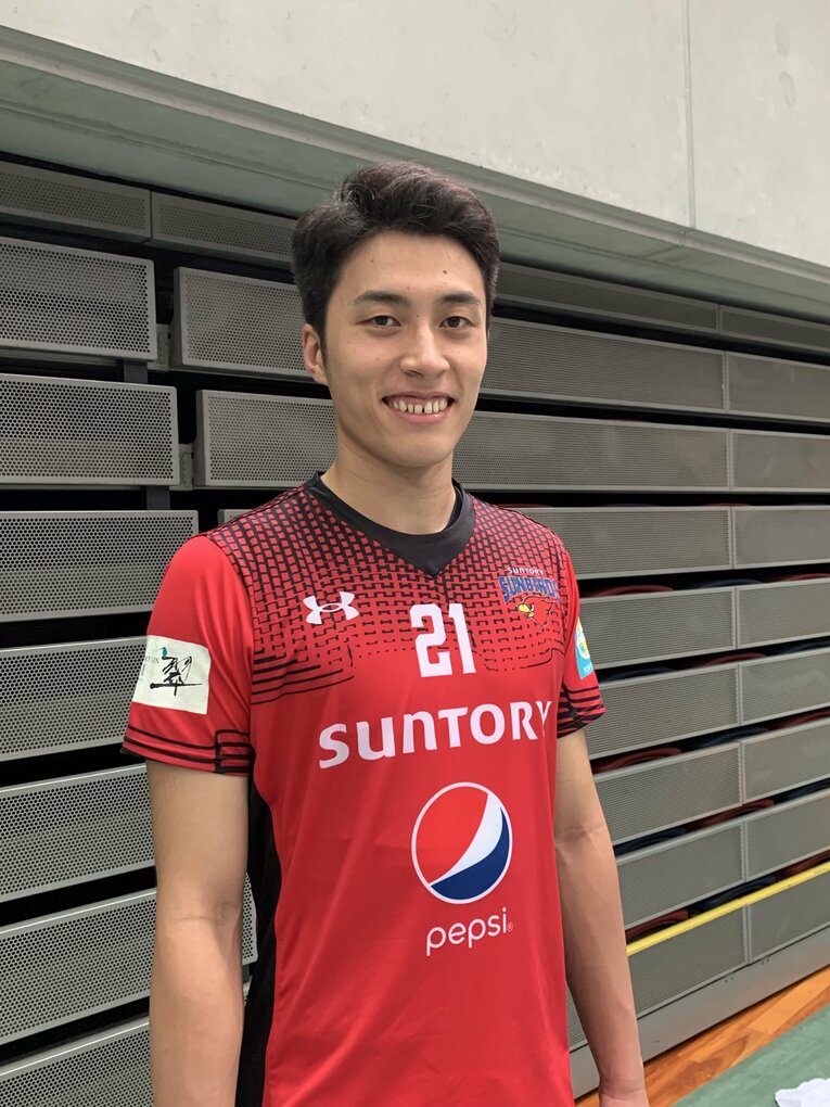 サンバーズでの活躍を誓う兄・塁　©︎Noriko Yonemushi