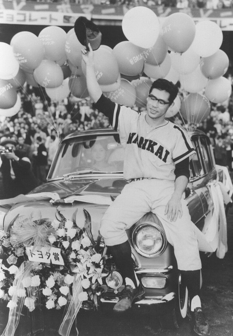 1959年日本シリーズMVPを獲得した杉浦忠（4戦4勝） ©JIJI PRESS