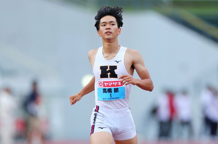 6月のU20日本選手権混成で優勝した高橋諒。十種競技を本格的にはじめてわずか2カ月で日本の頂点に　©AFLO