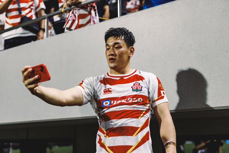 FB李承信（コベルコ神戸スティーラーズ）©︎Kiichi Matsumoto