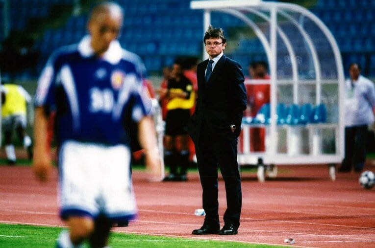 2000年アジア杯のトルシエ　©Kazuaki Nishiyama