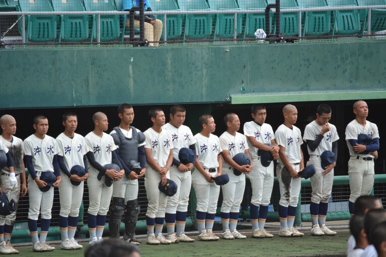 2025年夏の沖縄県大会3回戦。沖縄水産対興南　©Takarin Matsunaga