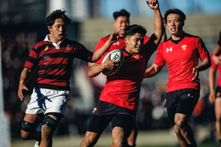 4Gを決めたCTBの大町は長崎の公立進学校として名高い北陽台高の出身　©Kiichi Matsumoto