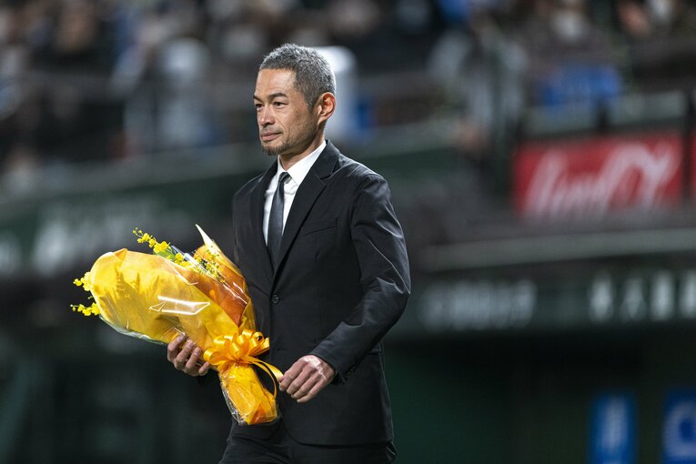 2021年12月の引退セレモニー　©Takuya Sugiyama